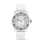 Capri Watch – Orologio Tennis Bianco Transparent Silicone Strap (Ref. 5552)