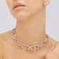 PIANEGONDA - Choker in argento sterling 925 con maglie allungate PSON20 - COLLEZIONE ASSOLUTO