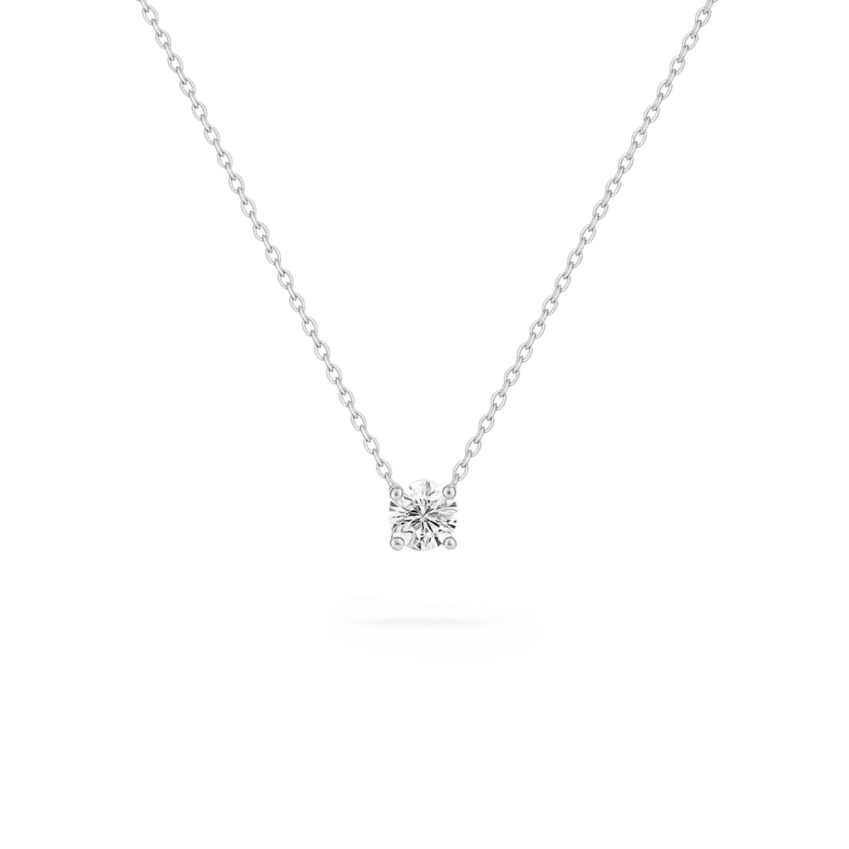 Collana Punto Luce con Zirconi Swarovski in Argento 925