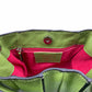 CAPRI WATCH - Borsa "Marta" Green Light realizzata in pelle “pieno fiore” di vitello con stampa "Alce”, foderata internamente in pelle scamosciata, con tracolla - 5777 52