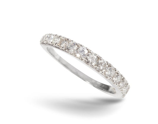 Anello Eternity con diamanti