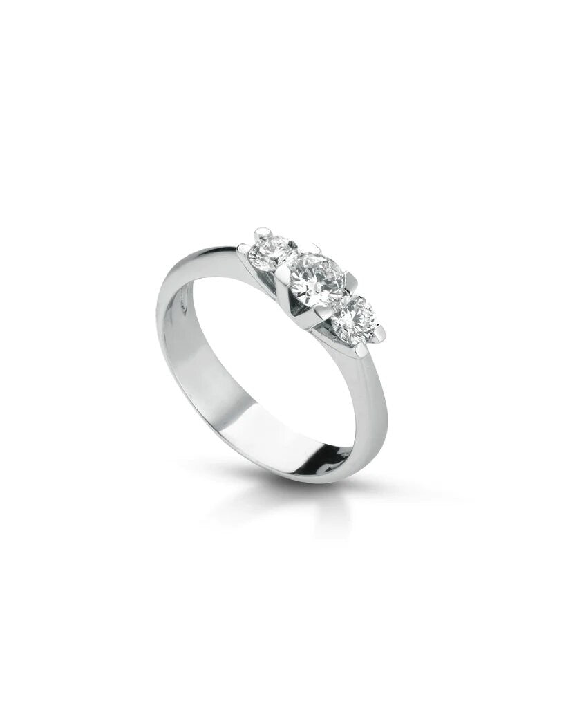 ANT86032 white gold ring