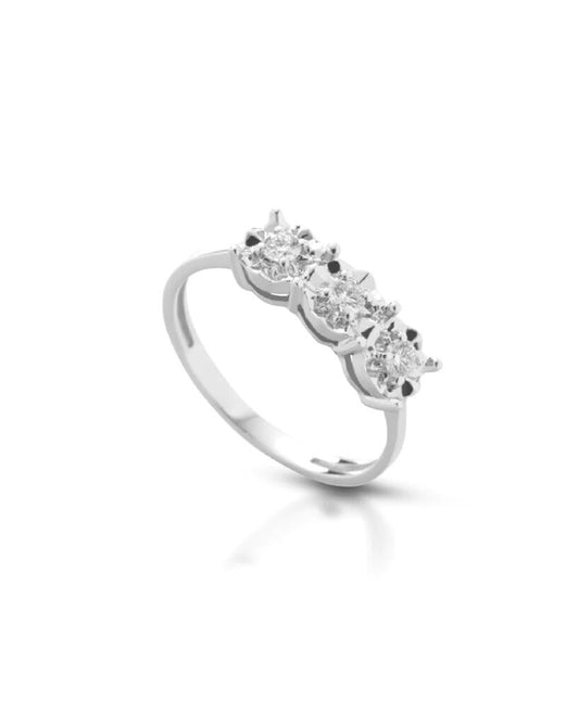 ANTCOMETA-2 white gold ring