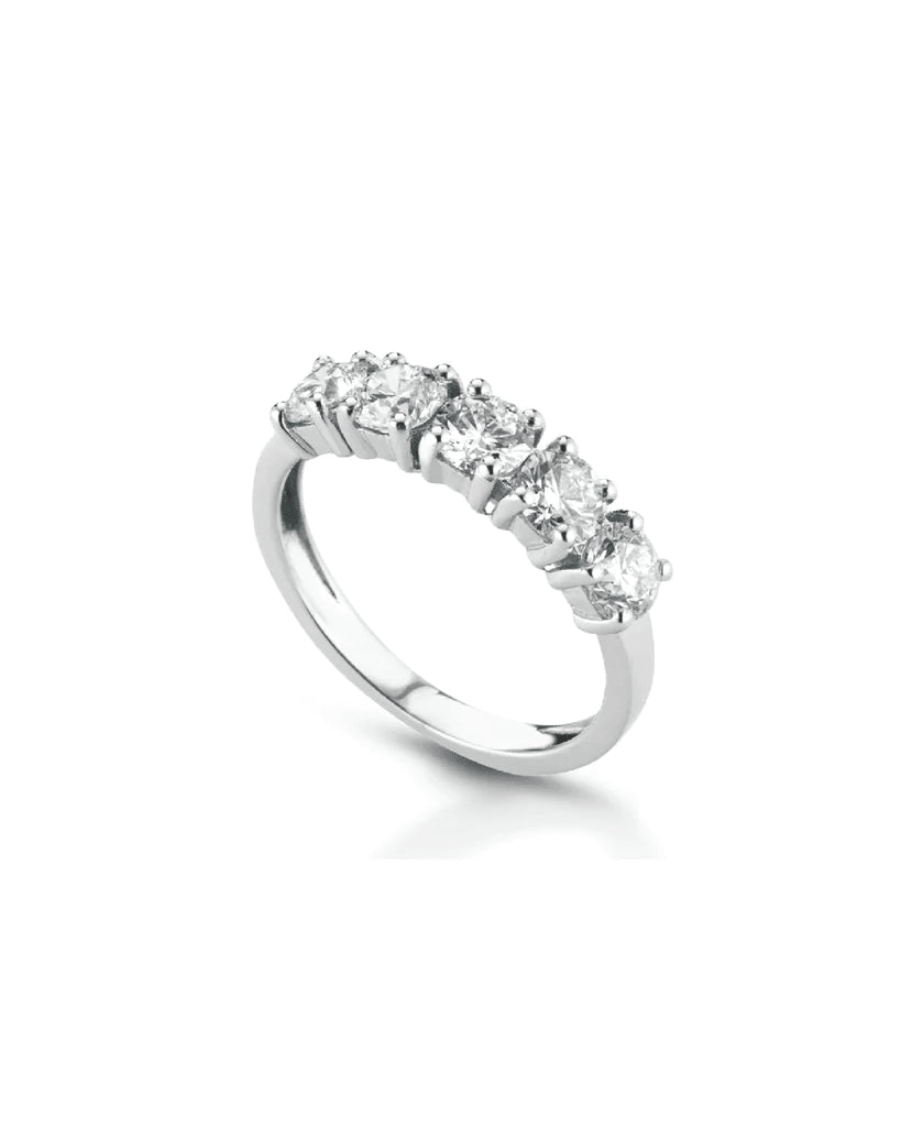 ANV805P025 white gold ring