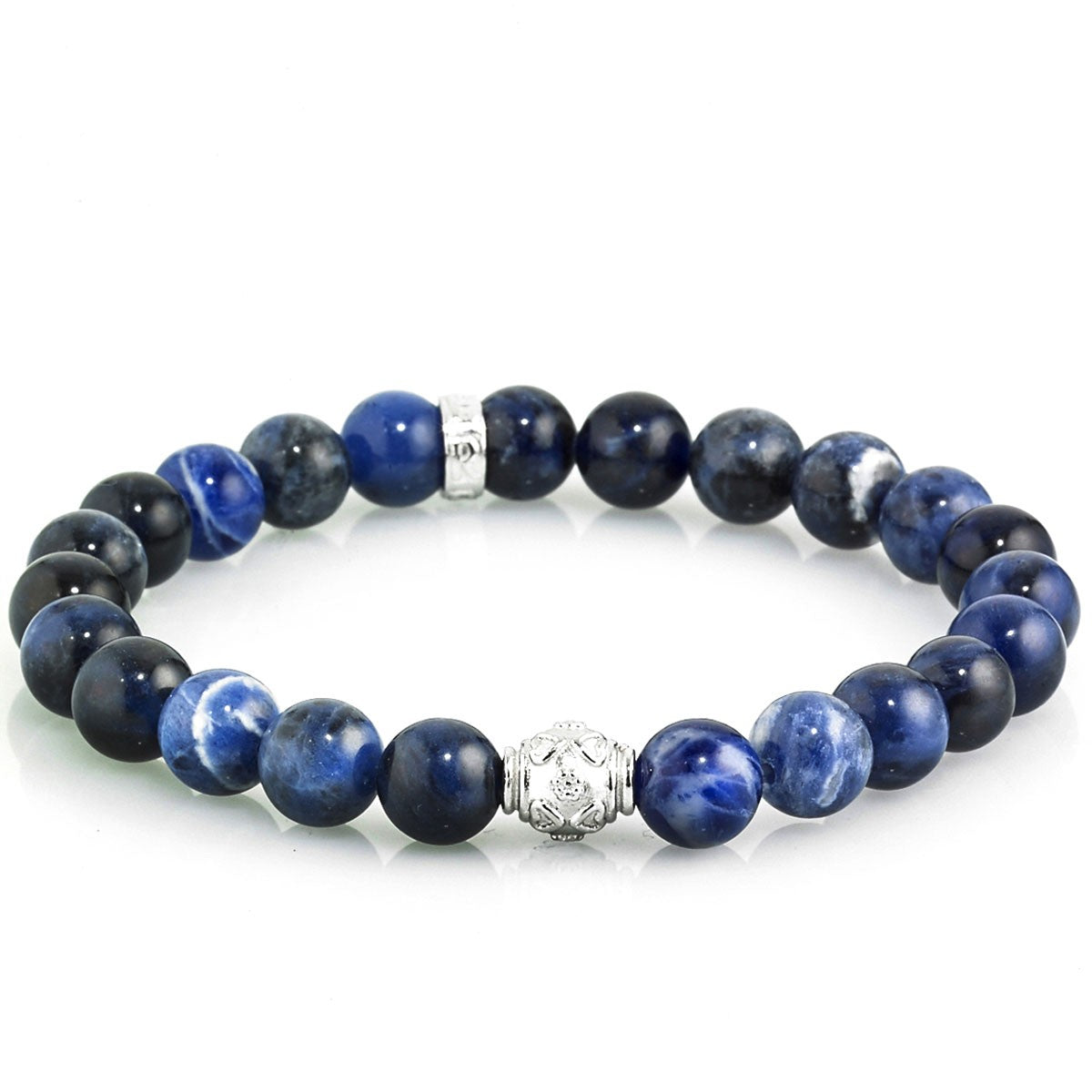 Bracciale Gerba Stone Sodalite Blue componenti in argento