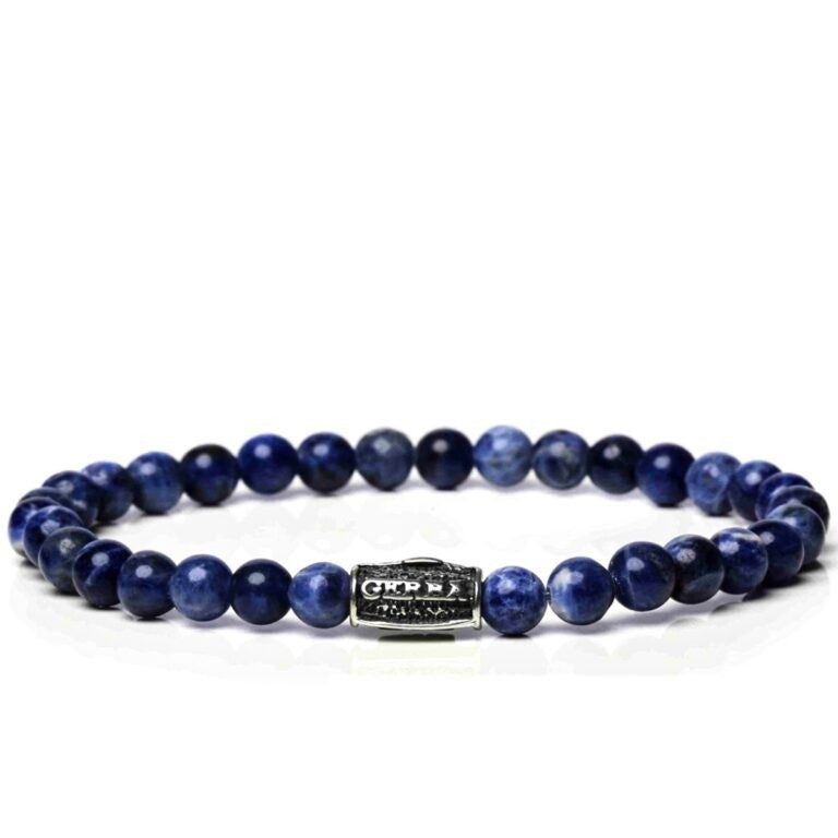 Bracciale Gerba Stone Summer Blue sodalite e argento