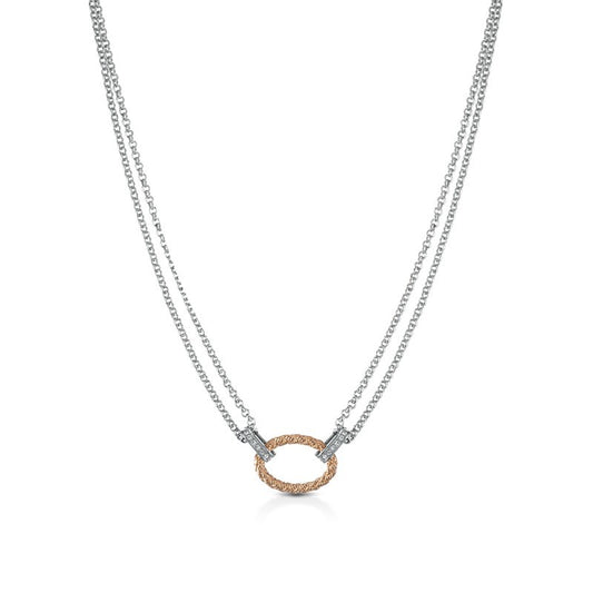 MeWo - Necklace with oval detail
