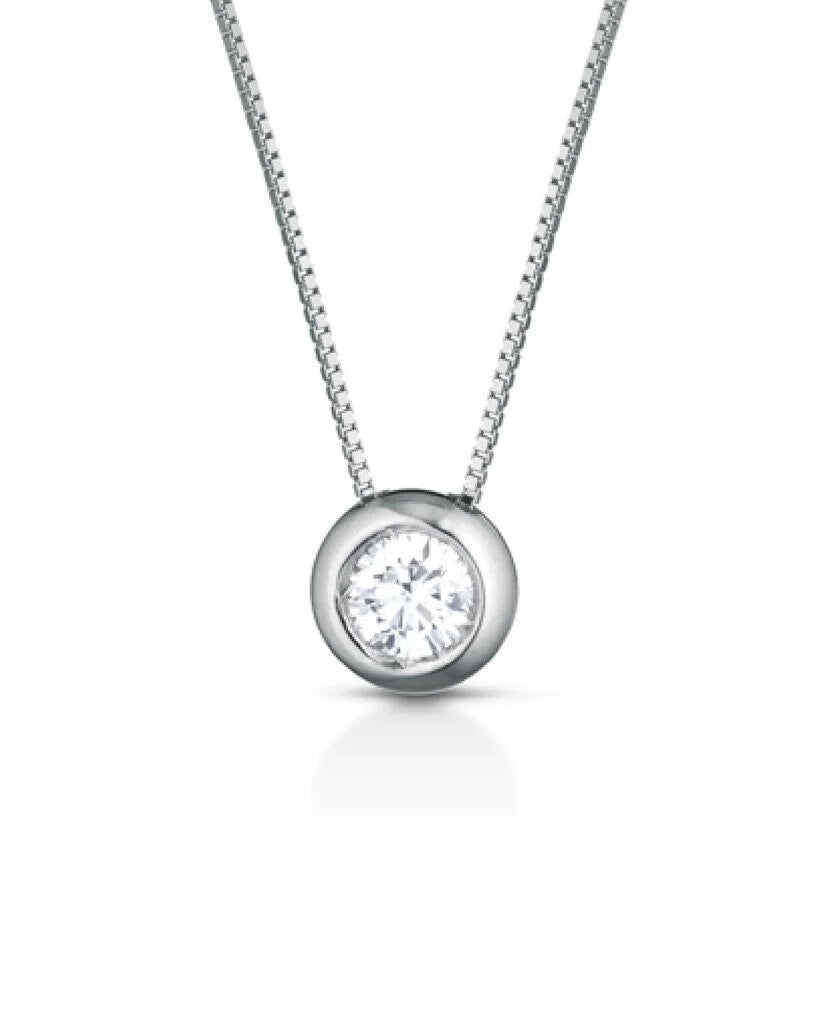 PLCL001 white gold necklace