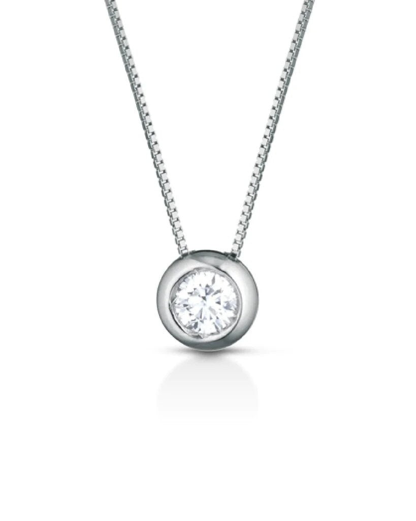 PLCL005 white gold necklace