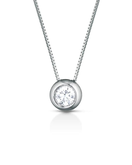 PLCL005 white gold necklace