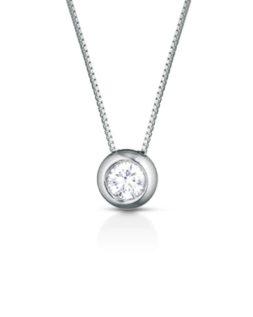 PLCL006 white gold necklace