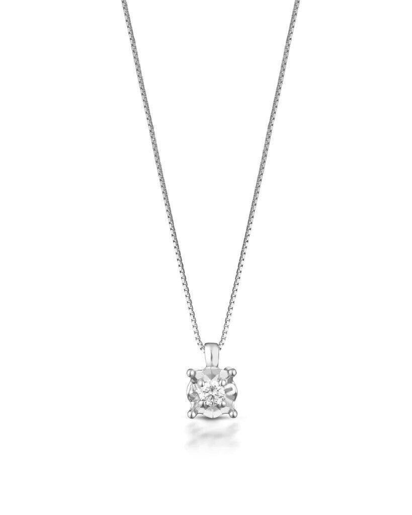 PLCOMETA-1 white gold necklace