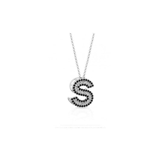 MeWo - Long necklace with letter S