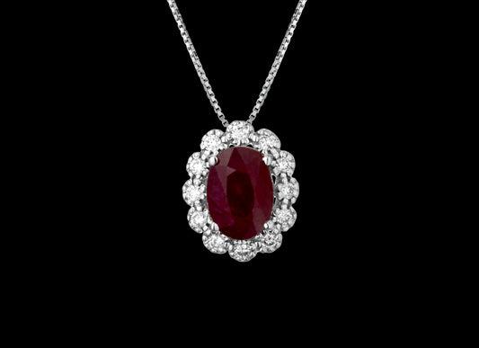 Ruby necklace Fox collection