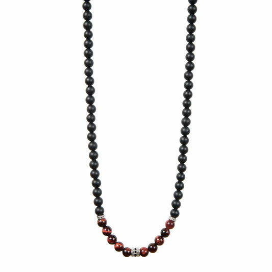 Gerba Necklace with Tiger's Eye Onyx and 925 Silver