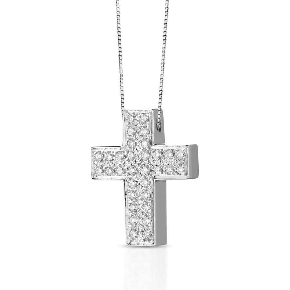 Cross with diamonds