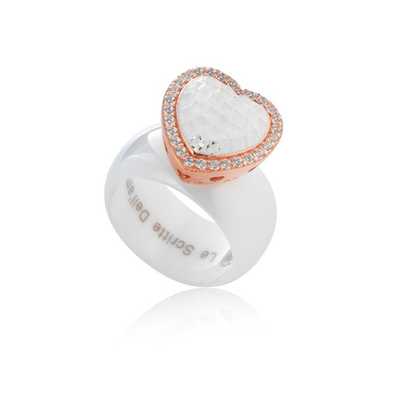 Anello Ceramica pave' Edition - Le Scritte dell'Amore