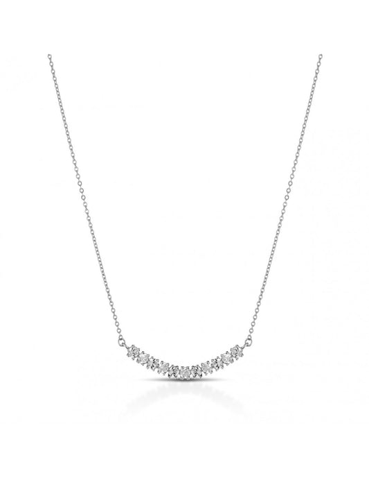 MeWo - Metal necklace with Swarovski crystals