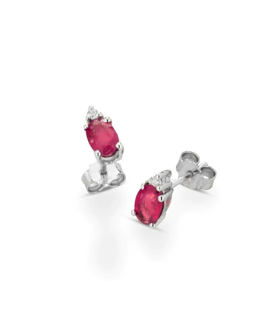 ORSTONER-1 white gold earrings