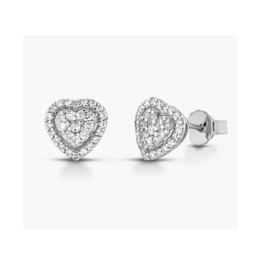 Orecchini Lucciole in oro bianco con diamanti ORSENSE/1