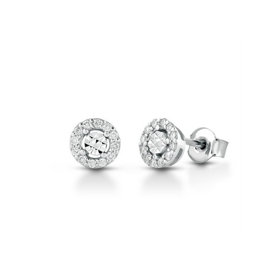 Orecchini Lucciole in oro bianco con diamanti ORTARG/3