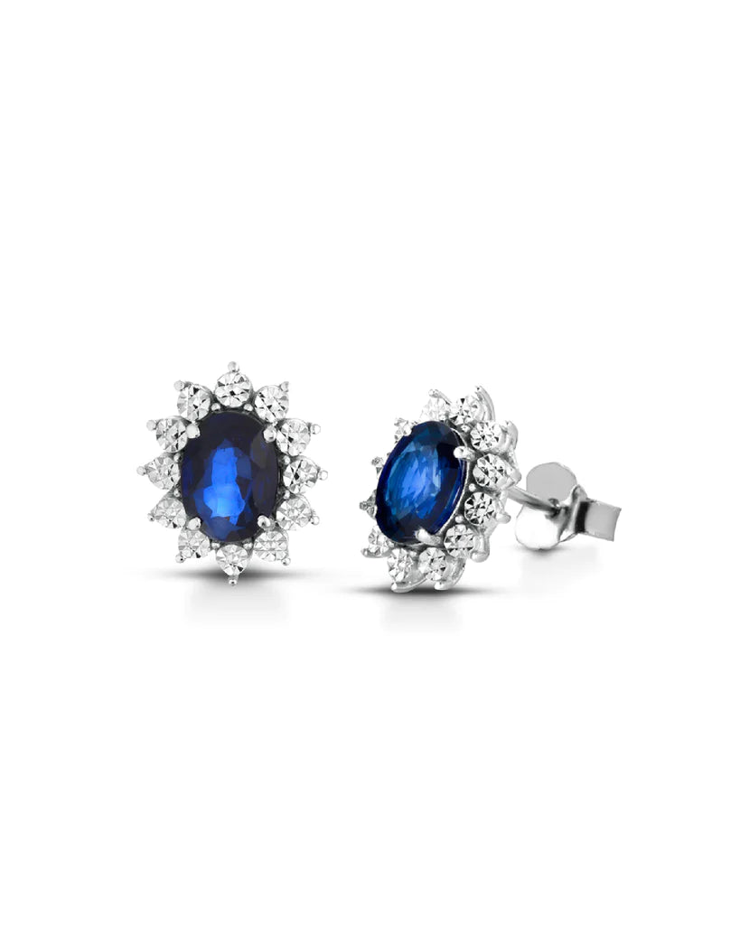 Sapphire earrings