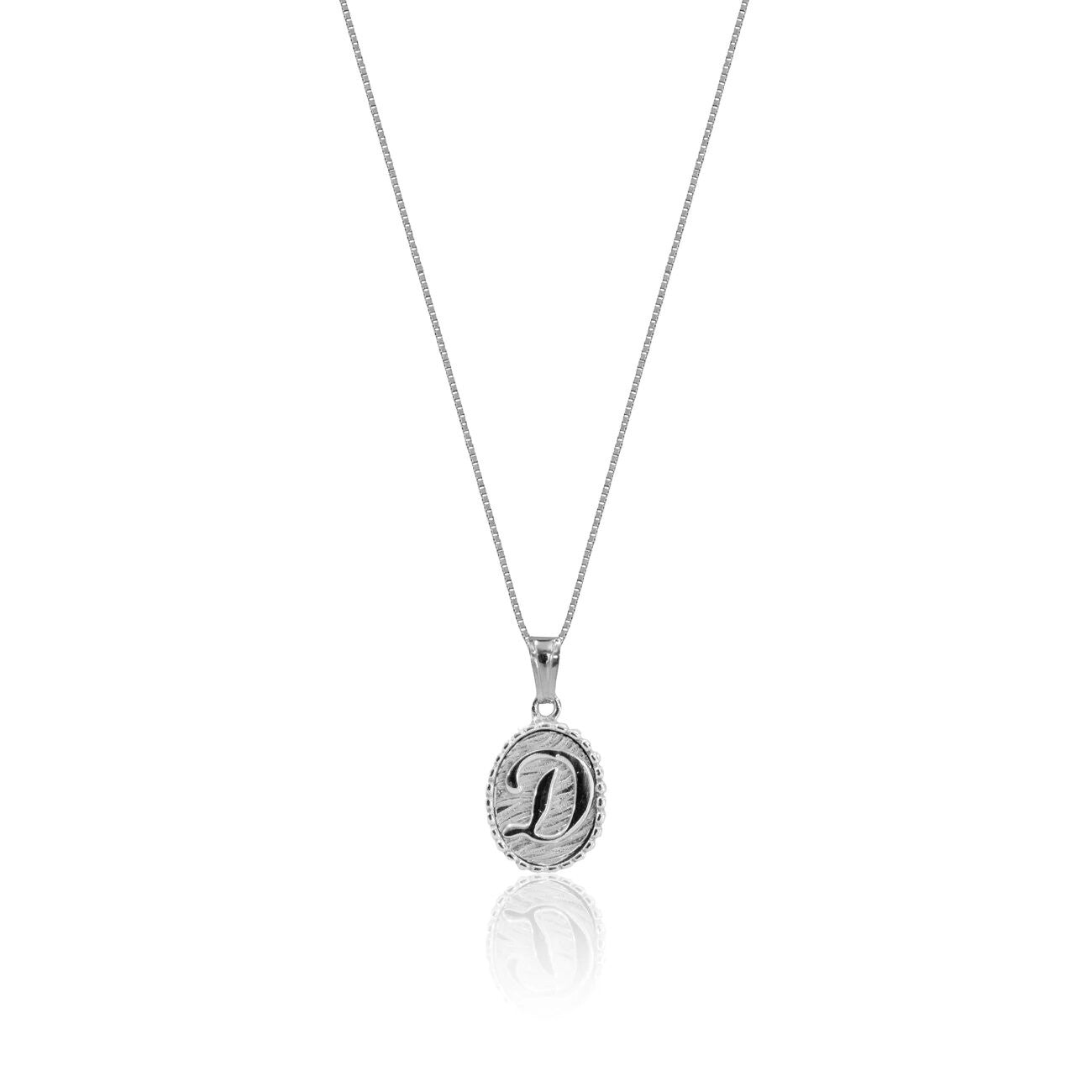 OvalLetter Necklace - The Writings of Love